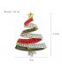 SB398 - Christmas Tree Saree Brooch